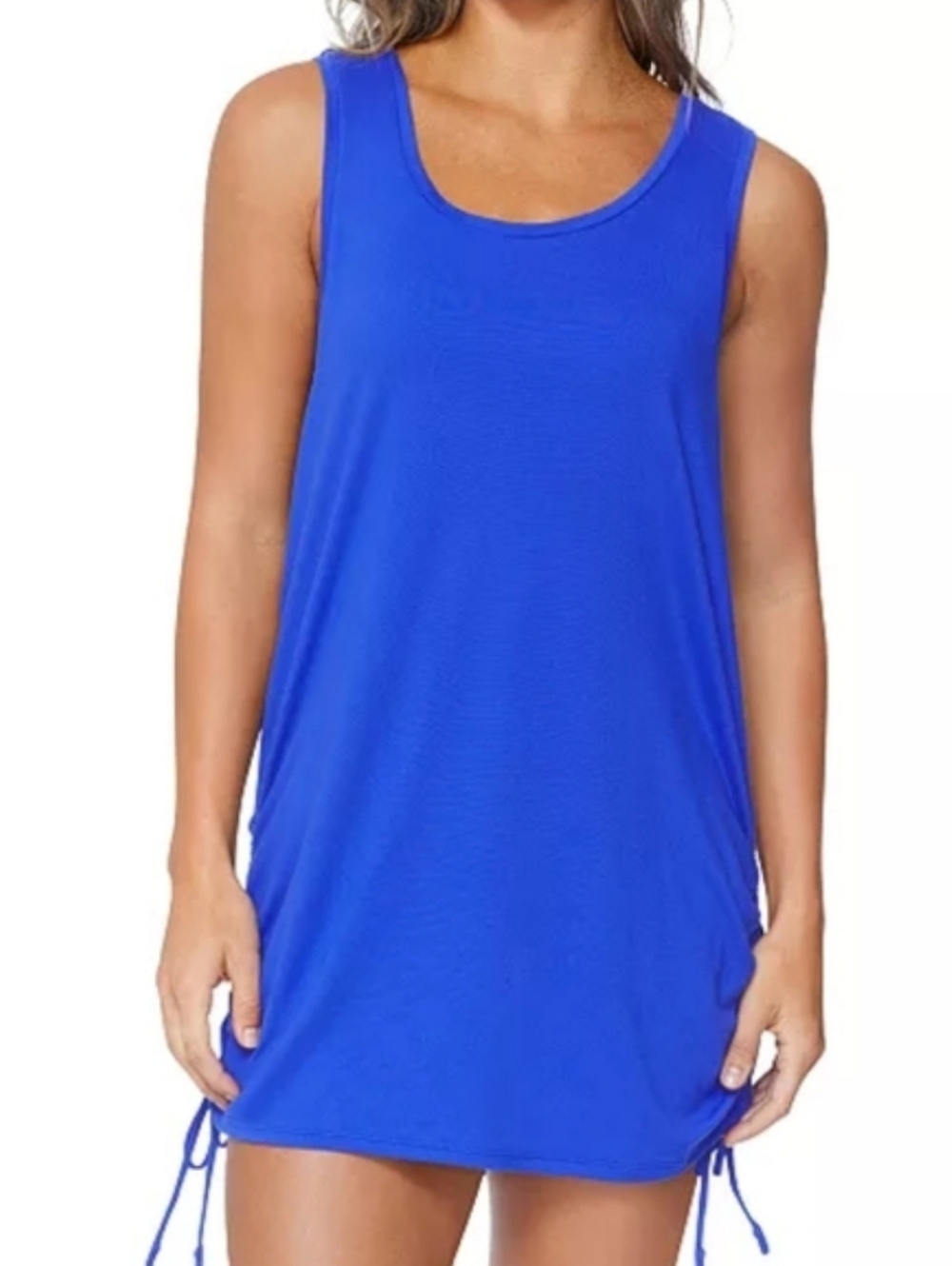 🆕️ Raisins Eclipse Side-Tie Scoop-Neck Tunic Cover-Up